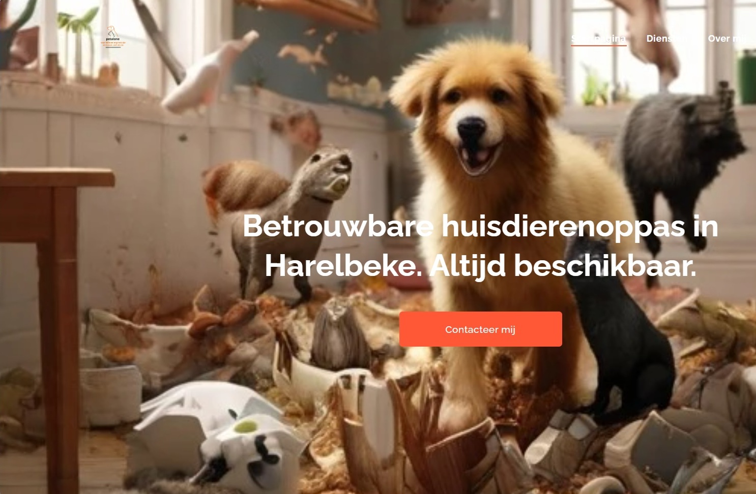 Petalone dierenoppas